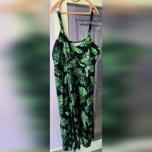 Hawaiian style maxi dress